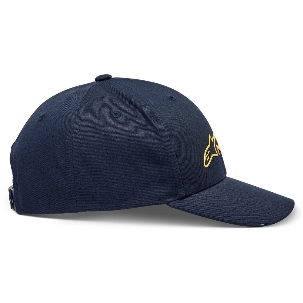 Alpinestars Ride 3.0 Cap Navy / Gold (Image 4) - ThrottleChimp