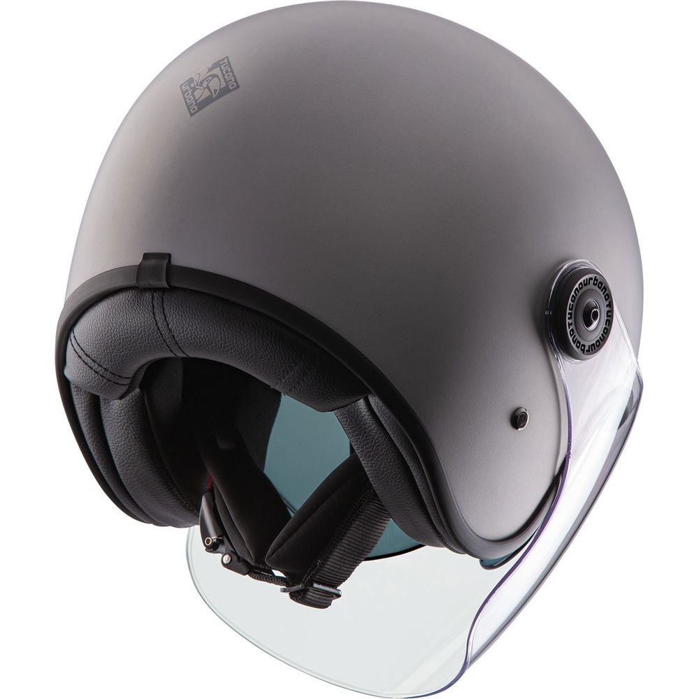 Tucano Urbano EL'Fast Open Face Helmet Moondust Matt Grey FREE 1 YEAR Returns, FREE UK Delivery | ThrottleChimp