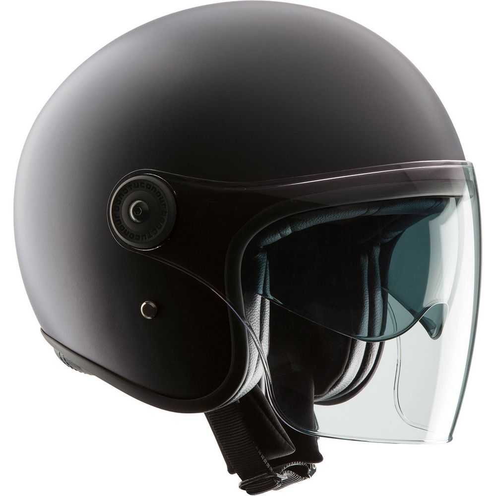 Tucano Urbano EL'Fast Open Face Helmet Matt Coal Grey - ThrottleChimp