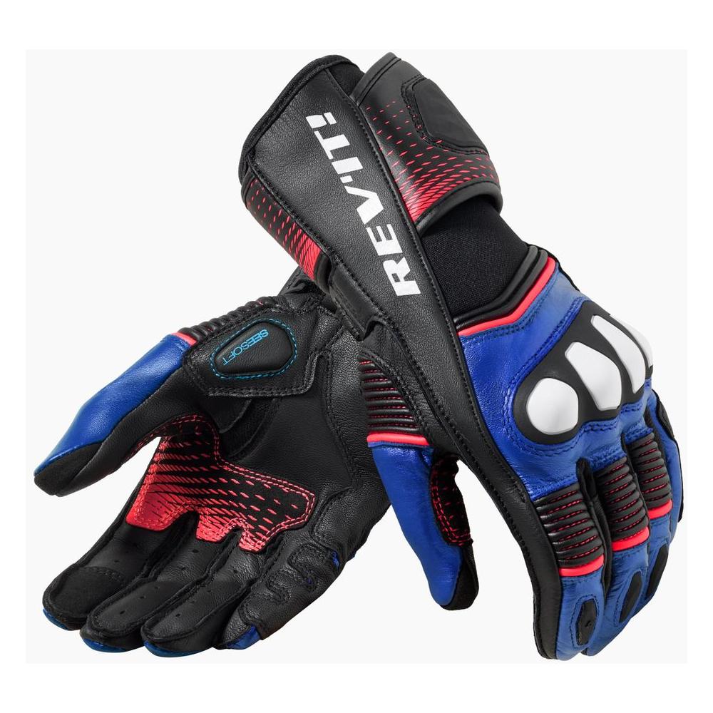 Rev'it! Xena 4 Ladies Leather Gloves Black / Blue