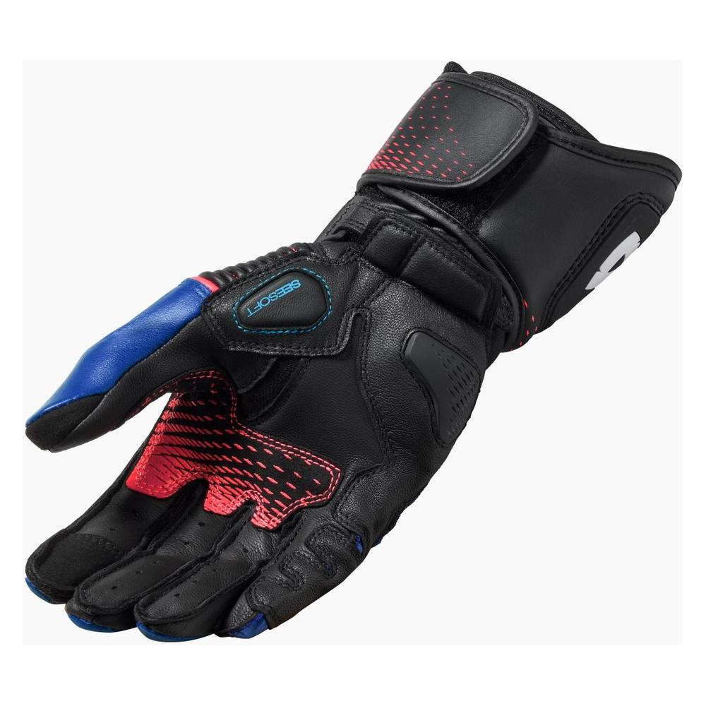 Rev'it! Xena 4 Ladies Leather Gloves Black / Blue