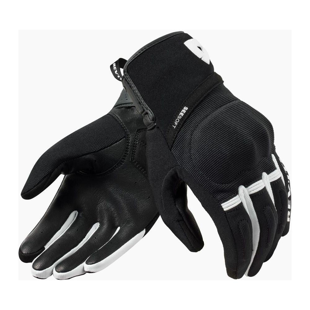 Rev'it! Mosca 2 Riding Textile Gloves Black / White