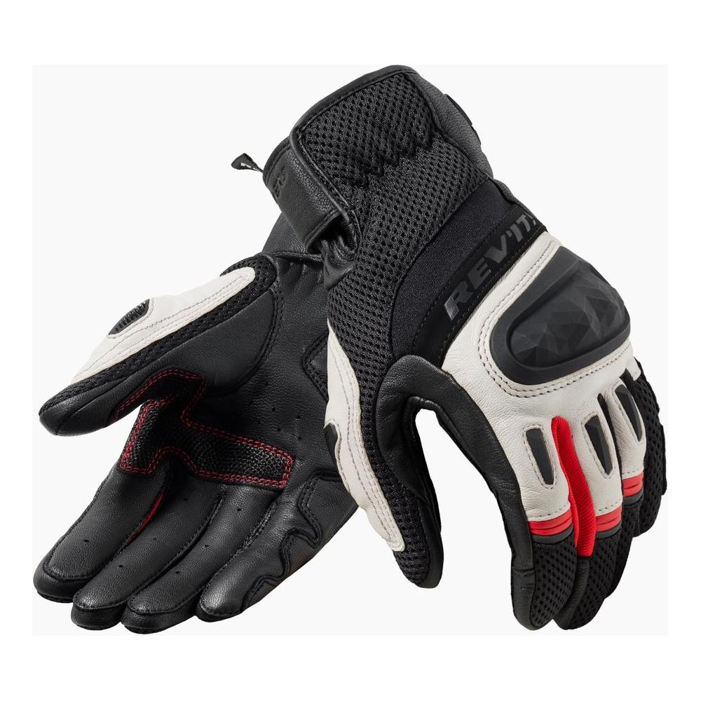 Rev'it! Dirt 4 Mesh Leather Gloves Black / Red / White