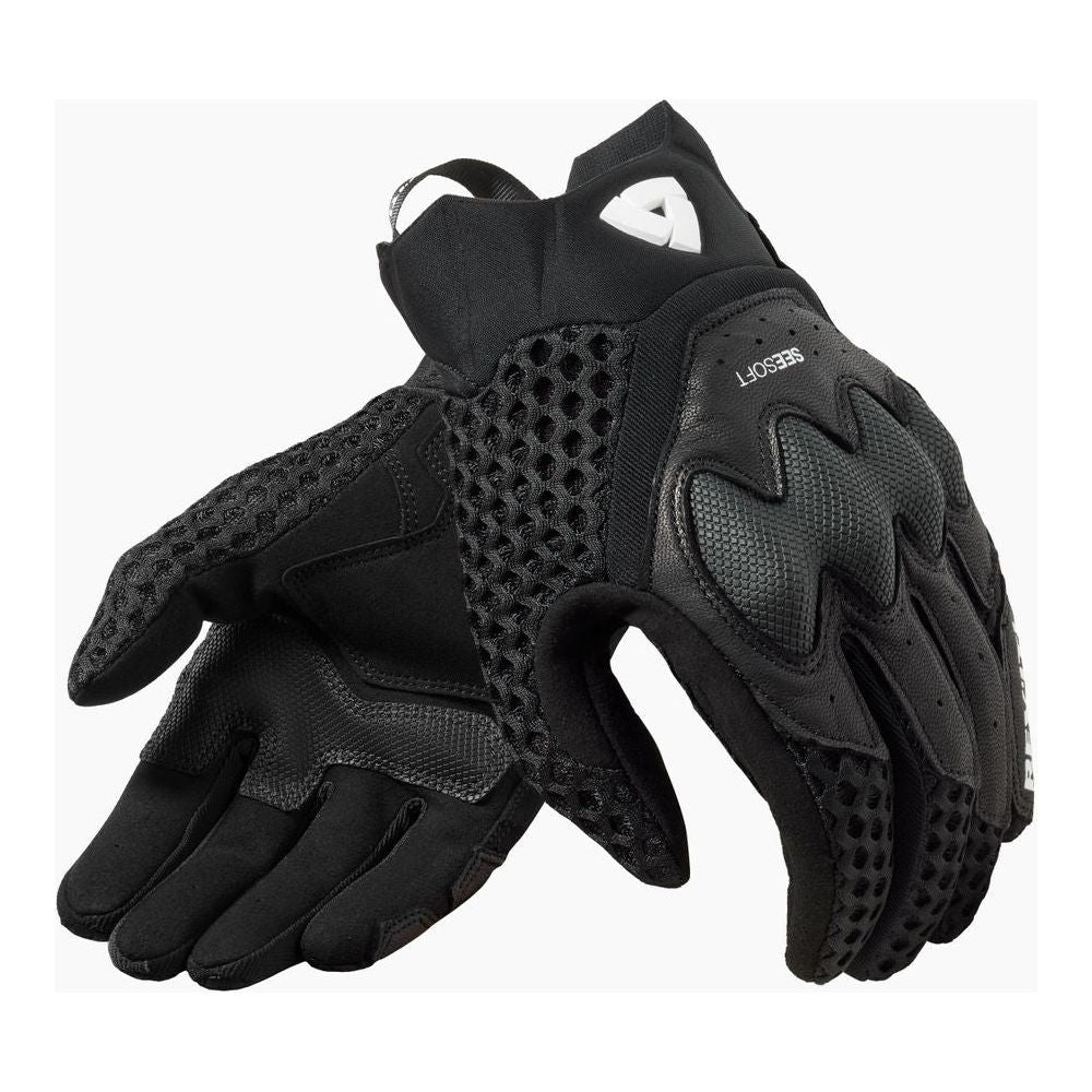 Rev'it! Veloz Mesh Leather Gloves Black