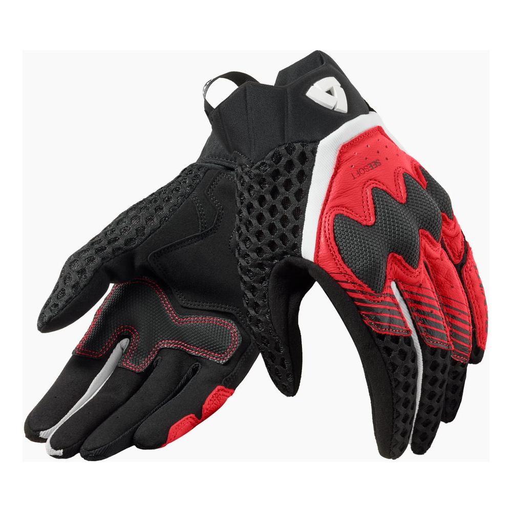 Rev'it! Veloz Ladies Mesh Leather Gloves Black / Red