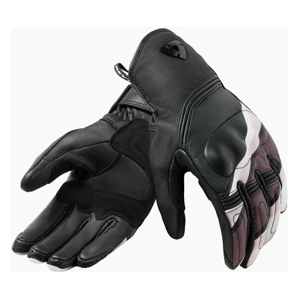 Rev'it! Redhill Ladies Leather Gloves Black / Pink