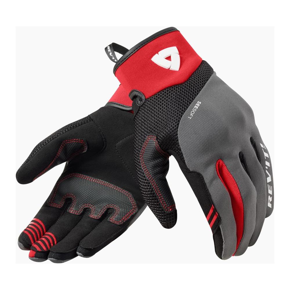 Rev'it! Endo Ladies Mesh Textile Gloves Grey / Red