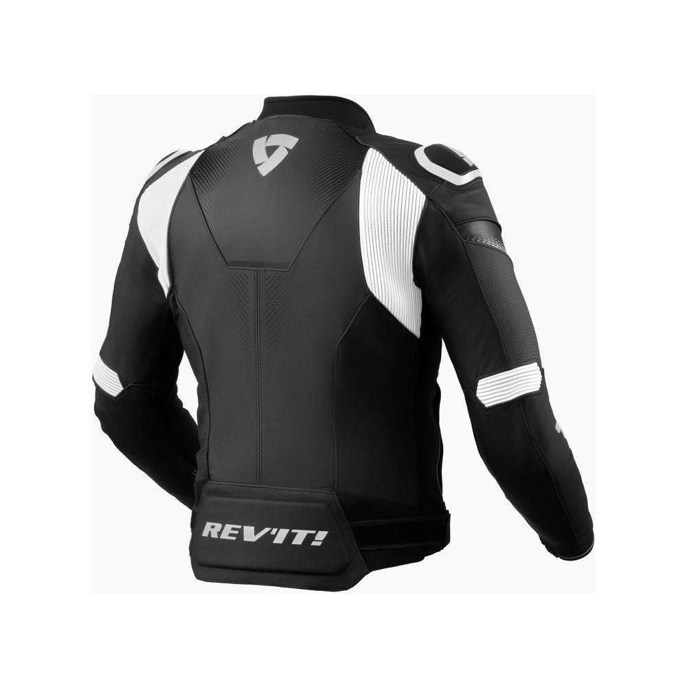 Rev'it! Control Leather Jacket Black / White