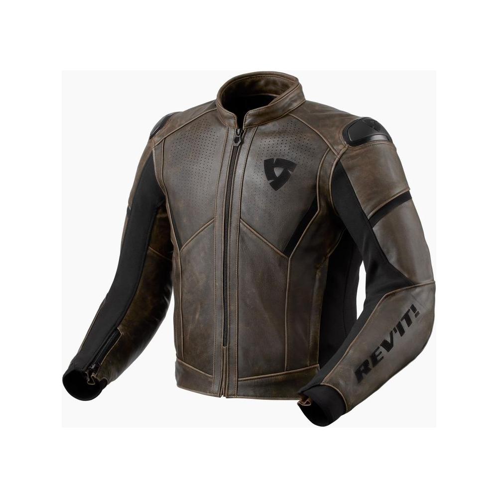 Rev'it! Parallax Leather Jacket Brown