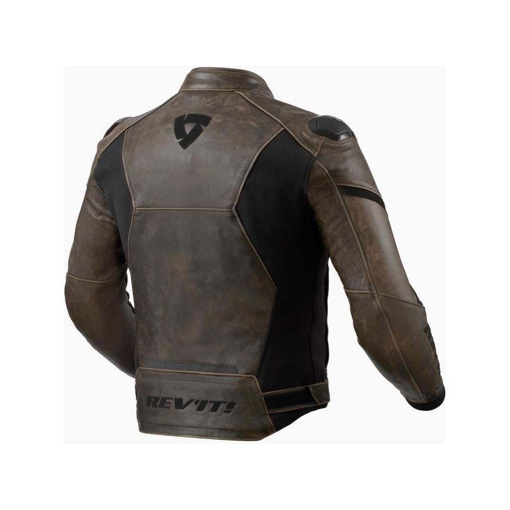 Rev'it! Parallax Leather Jacket Brown