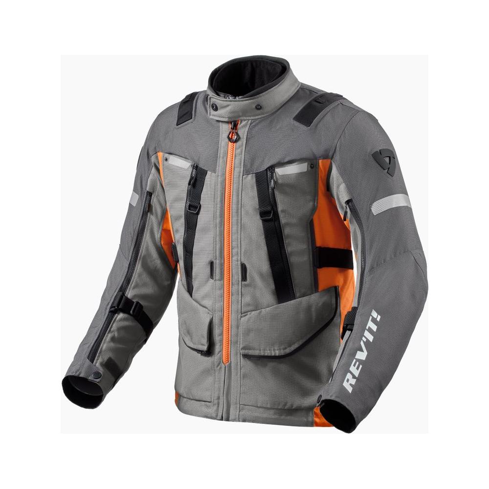 Rev'it! Sand 4 H2O Textile Jacket Grey / Orange