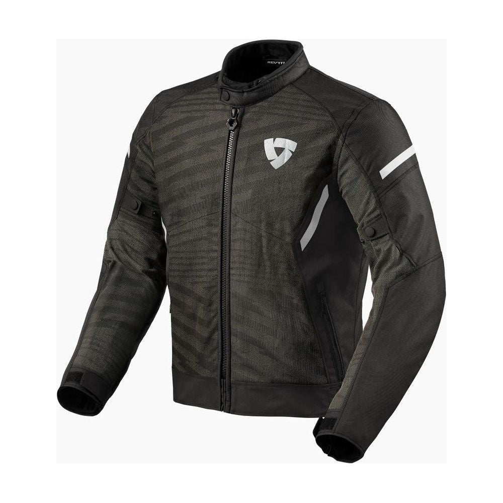 Rev'it! Torque 2 H2O Textile Jacket Black / White