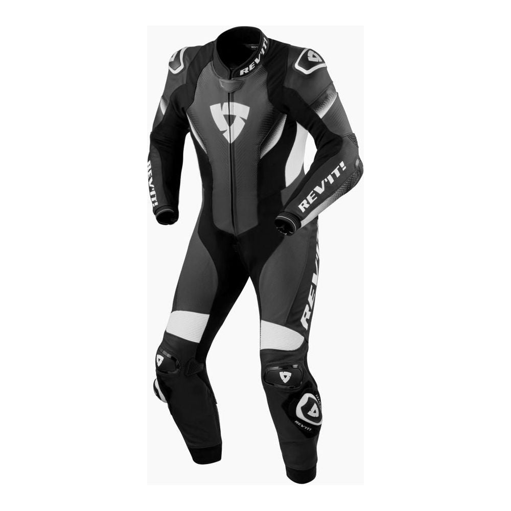 Rev'it! Control One Piece Leather Suit Black / White