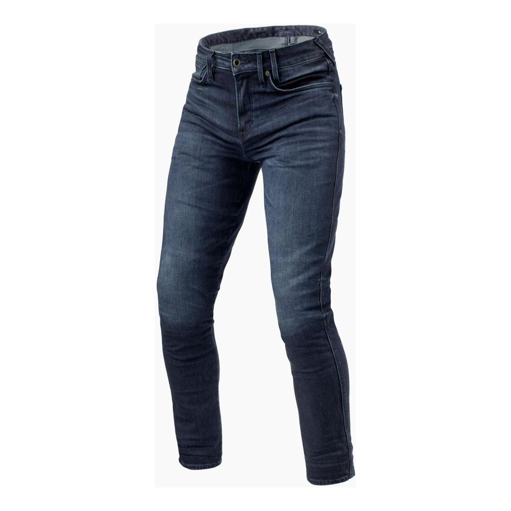 Rev'it! Carlin Skinny Fit Denim Jeans Dark Used Blue