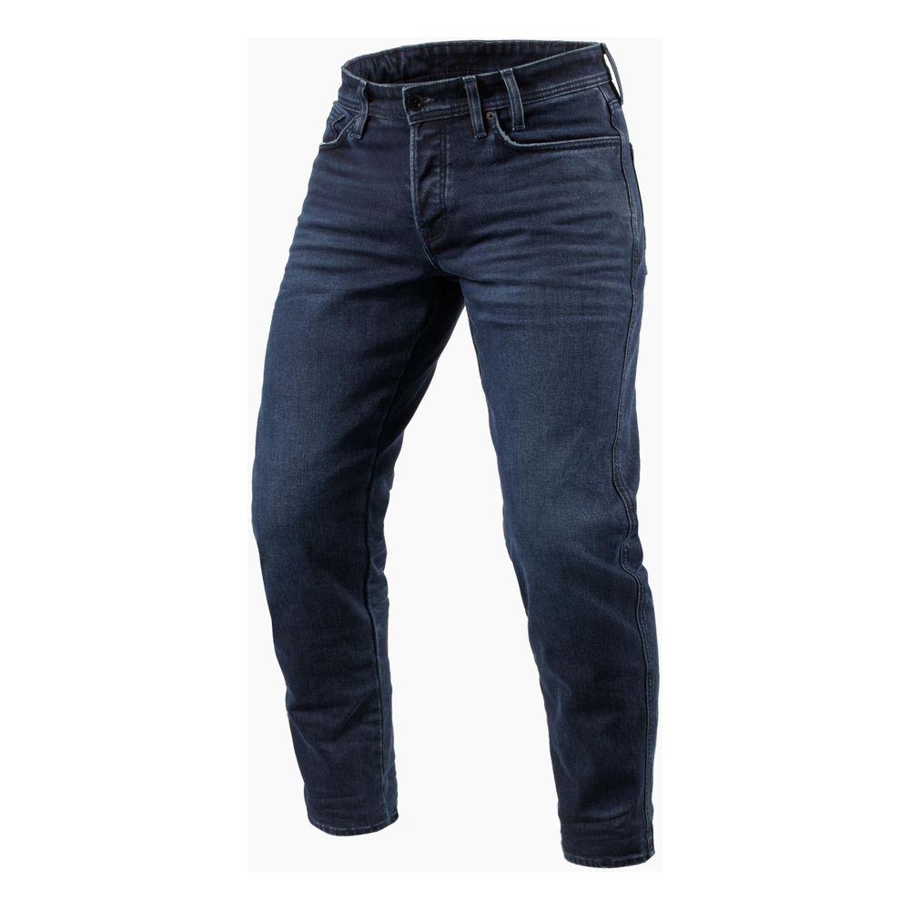 Rev'it! Ortes Tapered Fit Denim Jeans Dark Blue / Black Used