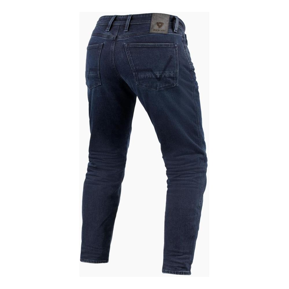 Rev'it! Ortes Tapered Fit Denim Jeans Dark Blue / Black Used