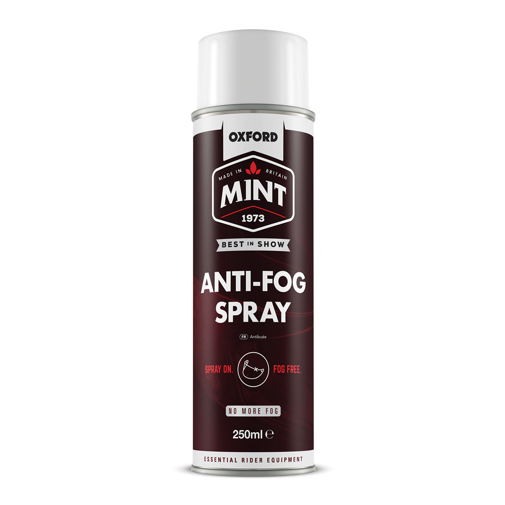 Oxford Mint Anti Fog Spray For Helmet Visors - 250ml (Image 2) - ThrottleChimp