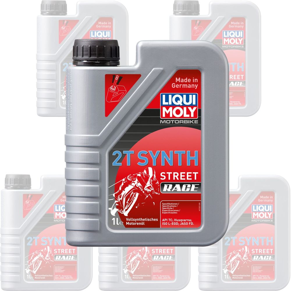 Liqui Moly 2 Stroke Fully Synthetic Street Race Oil - Box of 6 - ThrottleChimp