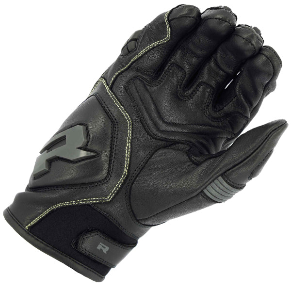 Richa Rotate Leather Gloves Black / Grey (Image 2) - ThrottleChimp