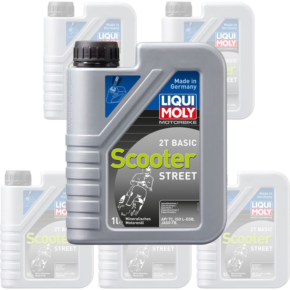 Liqui Moly Oil Motorbike 2T Basic Scooter SAE30 Alt - Box of 6 - ThrottleChimp