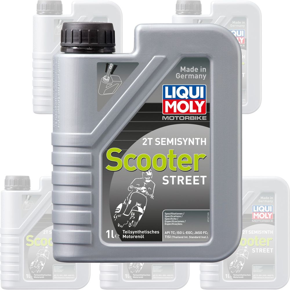 Liqui Moly 2 Stroke Semi Synthetic Scooter Street Oil - Box of 6 - ThrottleChimp