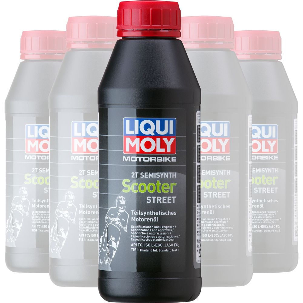 Liqui Moly 2 Stroke Semi Synth Scooter Street Oil - Box Of 12 - 500 ML - ThrottleChimp