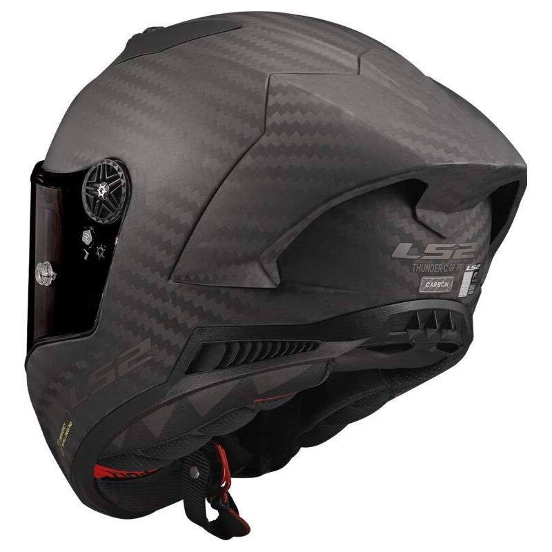 LS2 FF805 Thunder GP Pro FIM ECE 22.06 Full Face Helmet Matt Black (Image 3) - ThrottleChimp