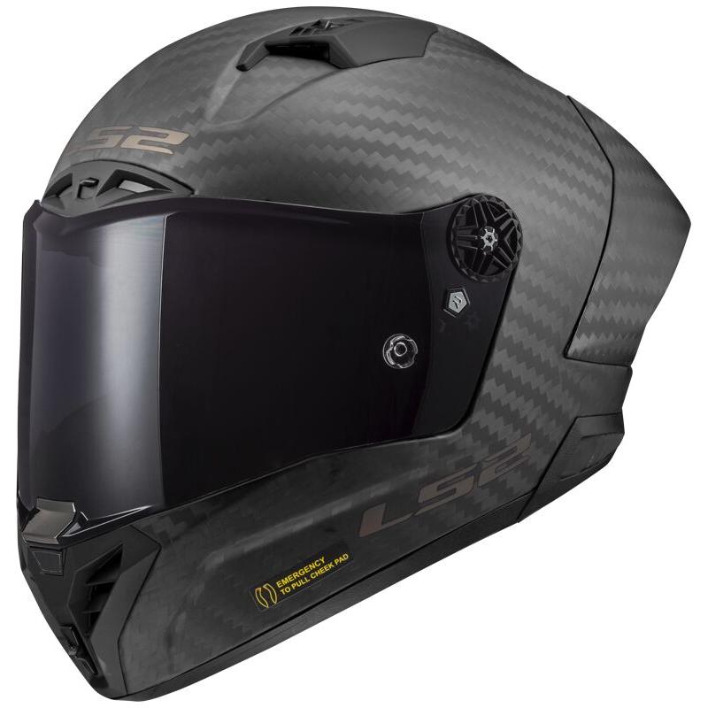 LS2 FF805 Thunder GP Pro FIM ECE 22.06 Full Face Helmet Matt Black (Image 2) - ThrottleChimp