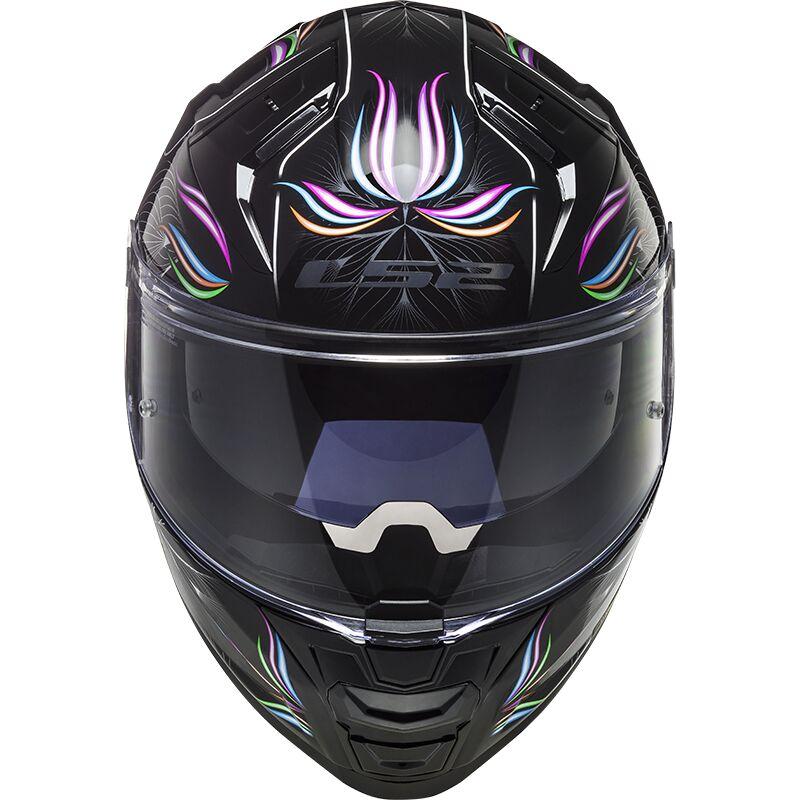 LS2 FF811 Vector 2 ECE 22.06 Full Face Helmet Tropical Black / White (Image 4) - ThrottleChimp