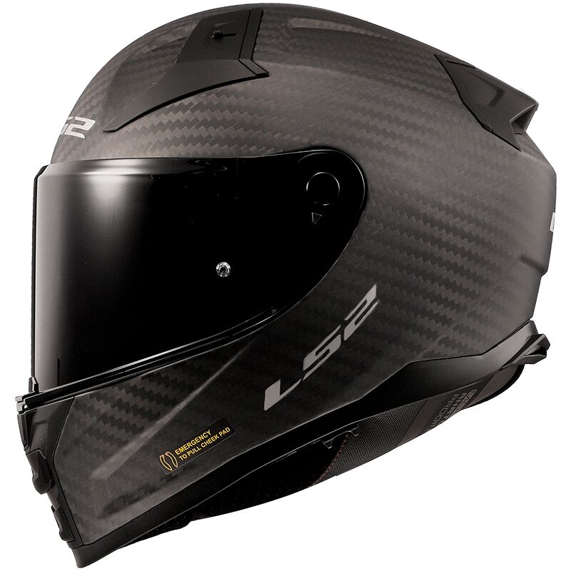 LS2 FF811 Vector 2 Carbon Full Face Helmet Matt Carbon FREE 1 YEAR Returns, FREE UK Delivery | ThrottleChimp