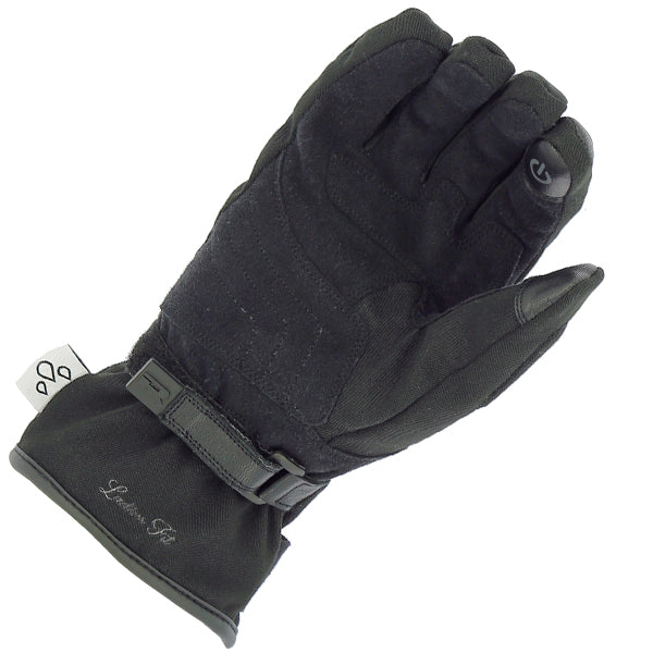 Richa Tina 2 Ladies Textile Gloves Black (Image 2) - ThrottleChimp