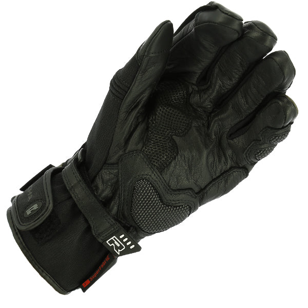 Richa Atlantic Summer Gore-Tex Gloves Black / Titanium (Image 2) - ThrottleChimp