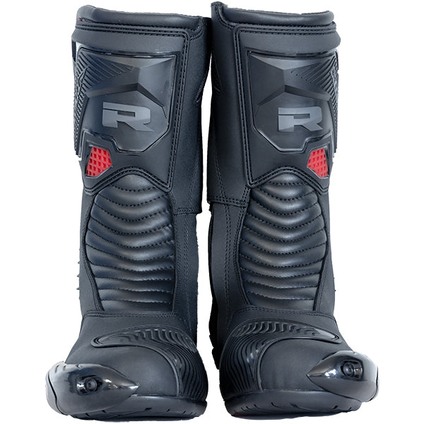 Richa Drift Evo Boots Black / Red / Grey FREE 1 YEAR Returns, FREE UK Delivery | ThrottleChimp