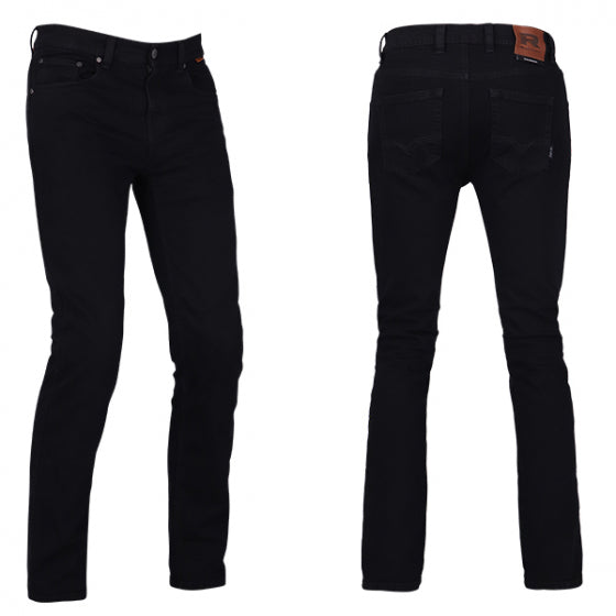 Richa Original 2 Slim Fit Riding Denim Jeans Black (Image 2) - ThrottleChimp