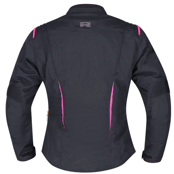Richa Chloe 2 Ladies Touring Textile Jacket Black / Pink (Image 3) - ThrottleChimp