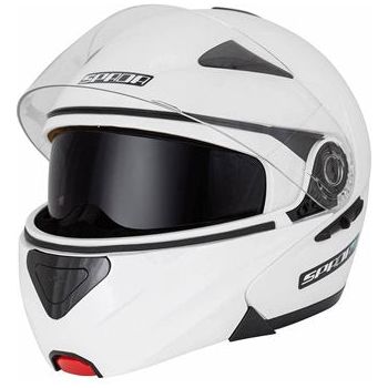 Spada Reveal Flip-Up Helmet White FREE 1 YEAR Returns, FREE UK Delivery | ThrottleChimp