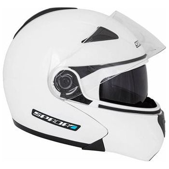 Spada Reveal Flip-Up Helmet White FREE 1 YEAR Returns, FREE UK Delivery | ThrottleChimp