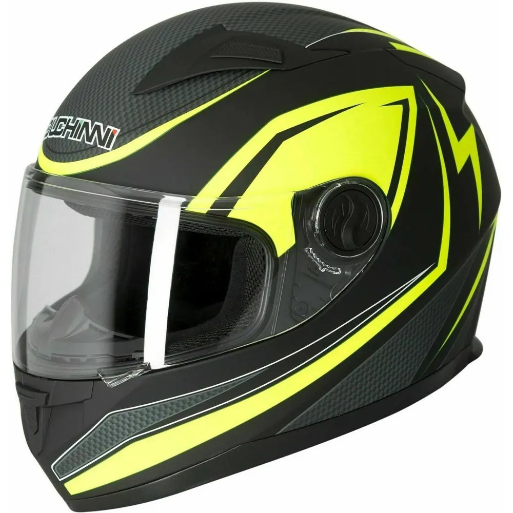 Duchinni D705 Syncro Full Face Helmet Black / Neon - ThrottleChimp