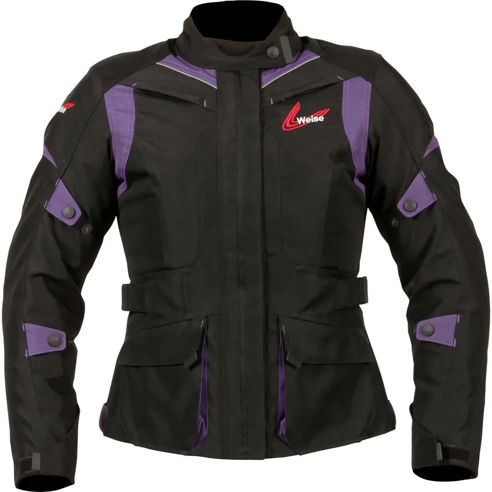 Weise Pioneer Ladies Textile Jacket Purple - ThrottleChimp