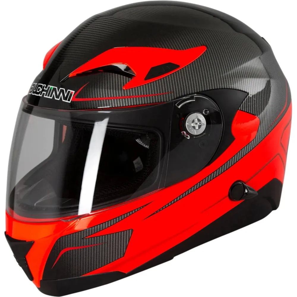 Duchinni D405 Colt Full Face Helmet Black / Orange - ThrottleChimp