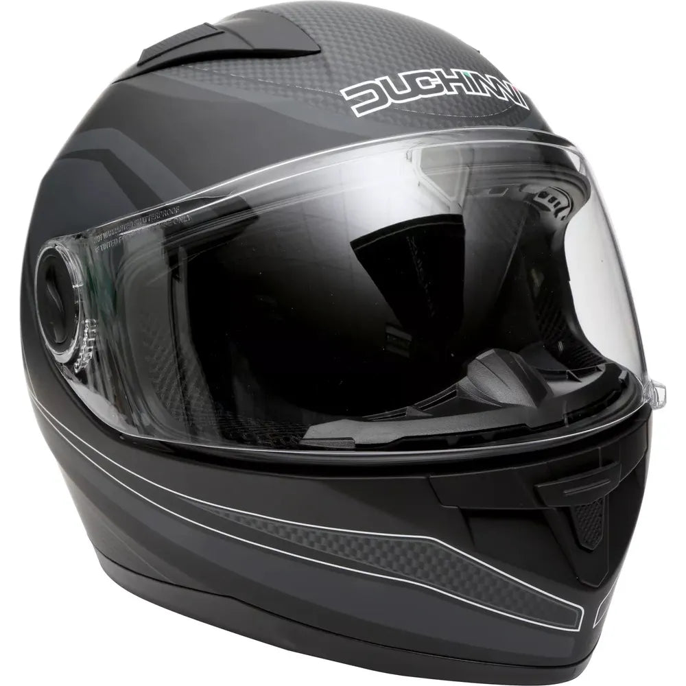 Duchinni D705 Syncro Full Face Helmet Black / Gunmetal - ThrottleChimp