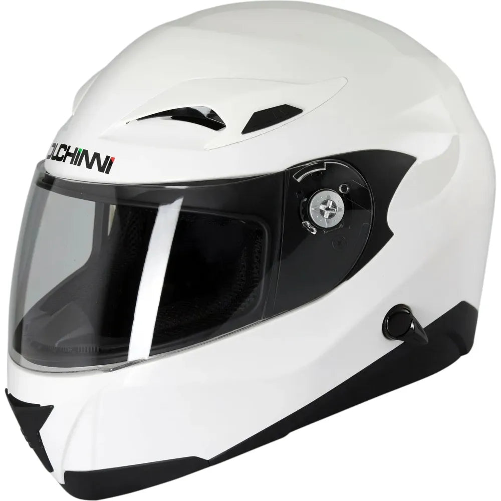 Duchinni D405 Full Face Helmet White - ThrottleChimp