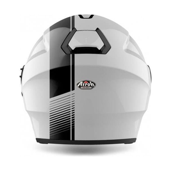 Airoh Hunter Jet Open Face Helmet Simple Gloss White (Image 3) - ThrottleChimp