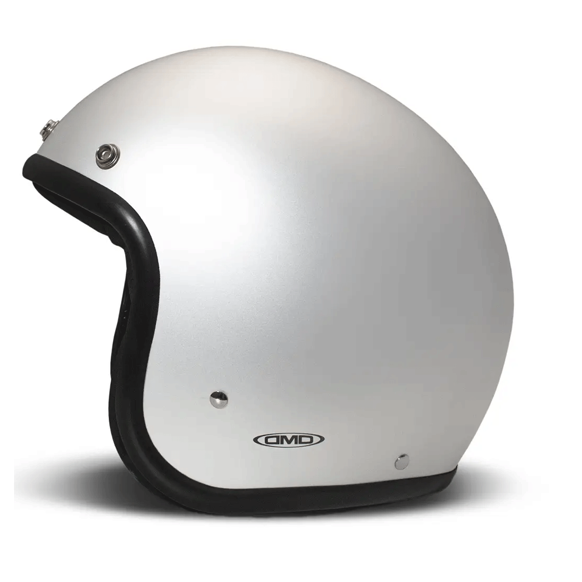 DMD Retro Jet Open Face Helmet Aluminium FREE UK Delivery, FREE 365 Day Returns | Moto Central