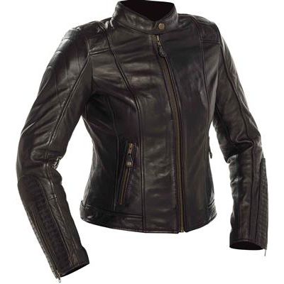Richa Lausanne Ladies Leather Jacket Black - ThrottleChimp
