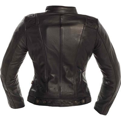 Richa Lausanne Ladies Leather Jacket Black (Image 2) - ThrottleChimp