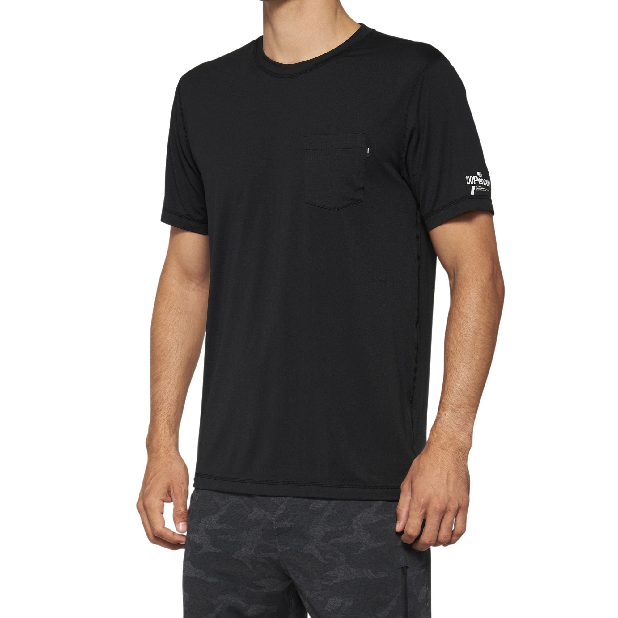 100% Mission Athletic Short Sleeves T-Shirt Black FREE 1 YEAR Returns, FREE UK Delivery | ThrottleChimp