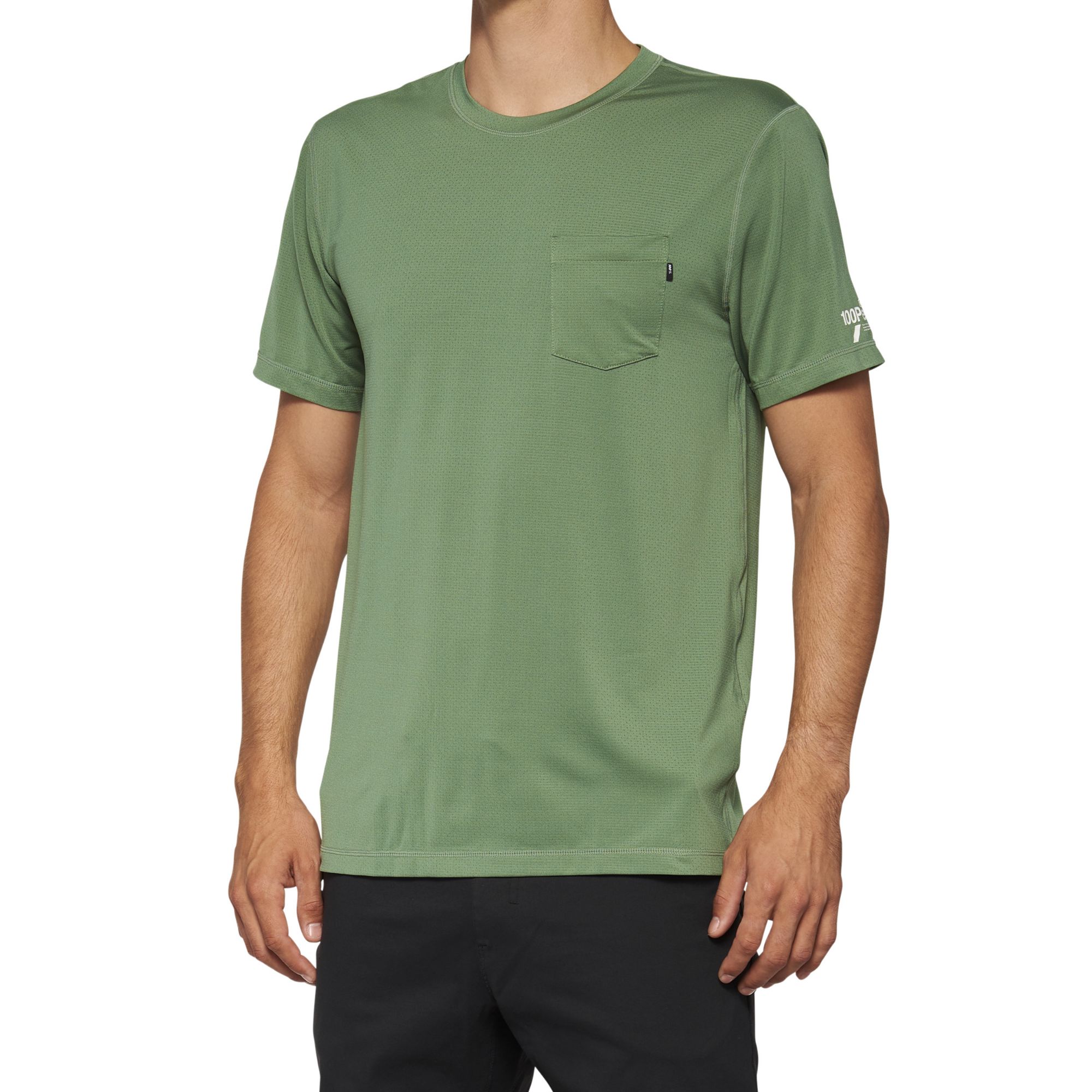 100% Mission Athletic Short Sleeves T-Shirt Olive FREE 1 YEAR Returns, FREE UK Delivery | ThrottleChimp