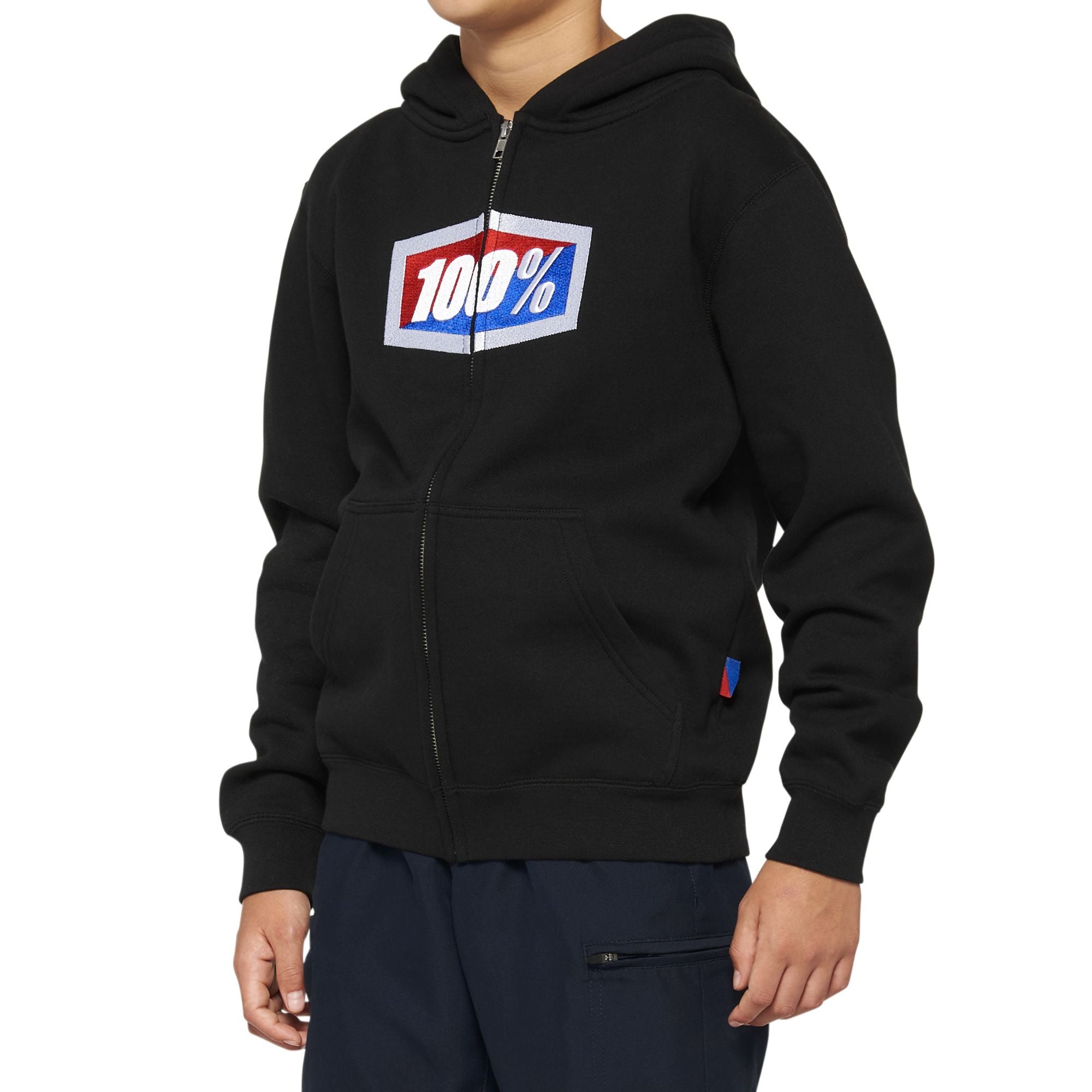 100% Official Youth Zip Hoodie Black FREE 1 YEAR Returns, FREE UK Delivery | ThrottleChimp