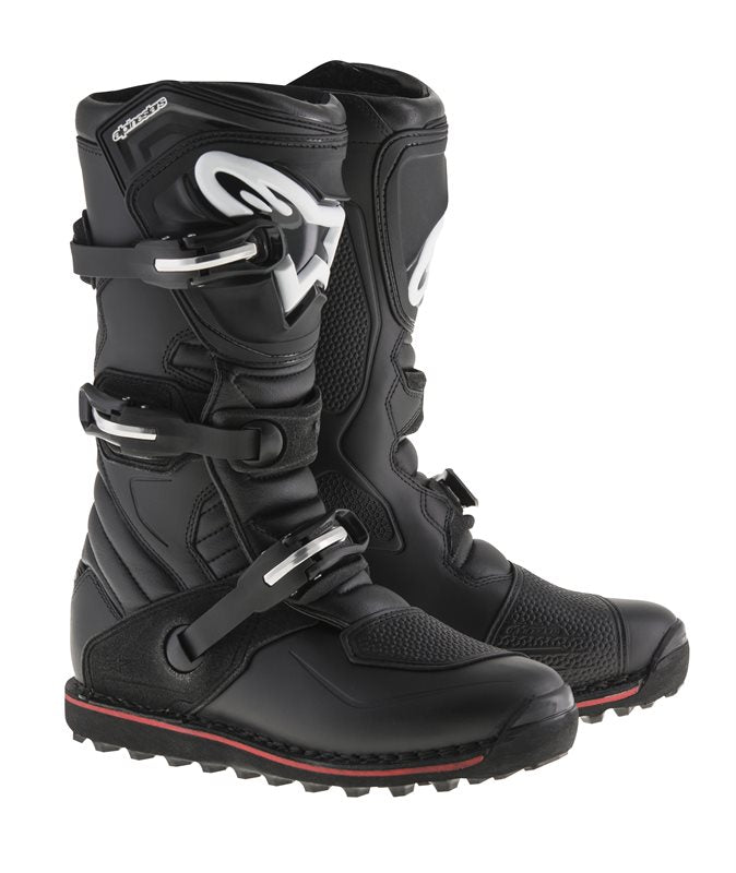 Alpinestars Tech T Off-Road Boots Black / Red FREE 1 YEAR Returns, FREE UK Delivery | ThrottleChimp